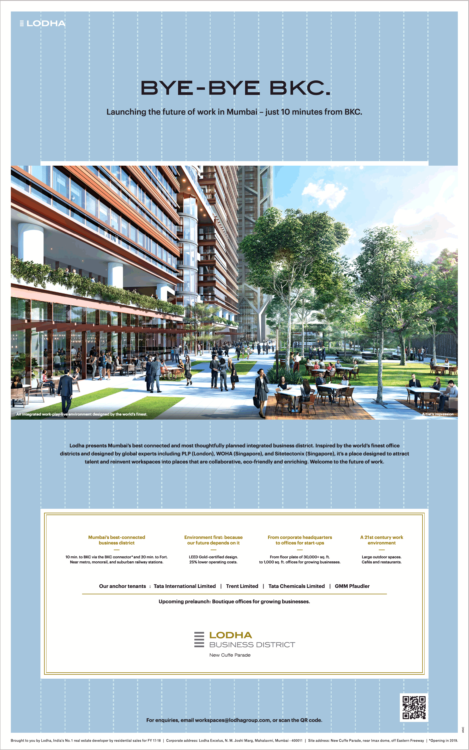 Sobha Business District New Coffee Parade launching the future of work in Mumbai